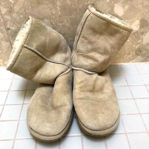 Ugg ankle fleece lined boots